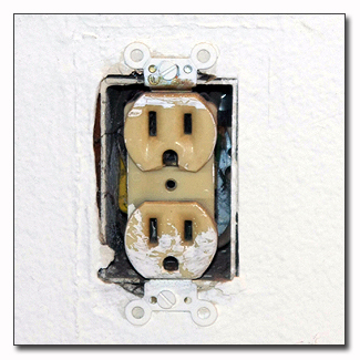 I Saw This Old Electrical Outlet Today Mildlyinteresting